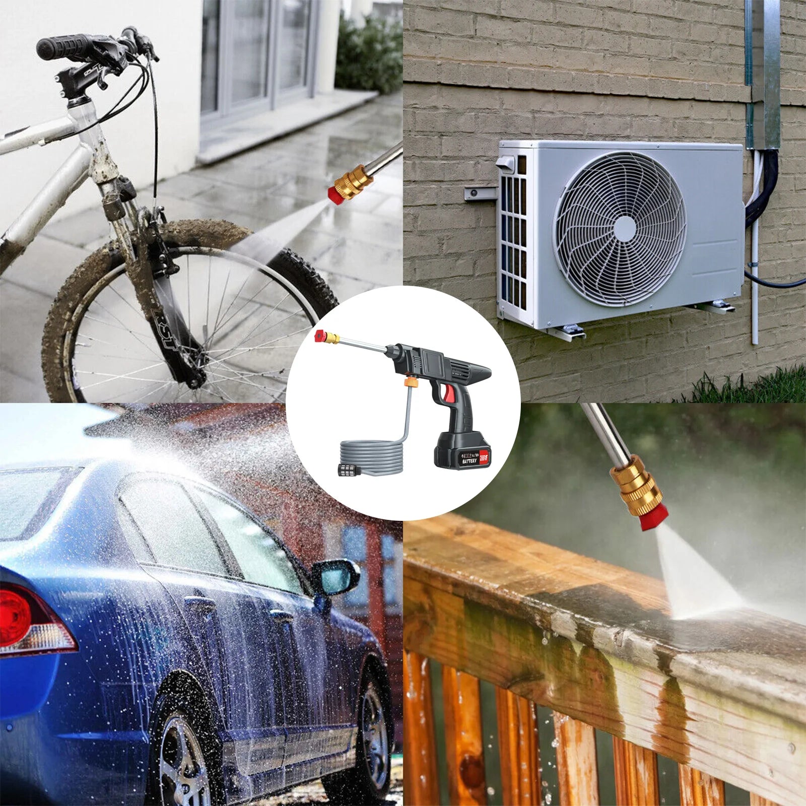 AquaJet 450W Pro — Cordless Pressure Washer