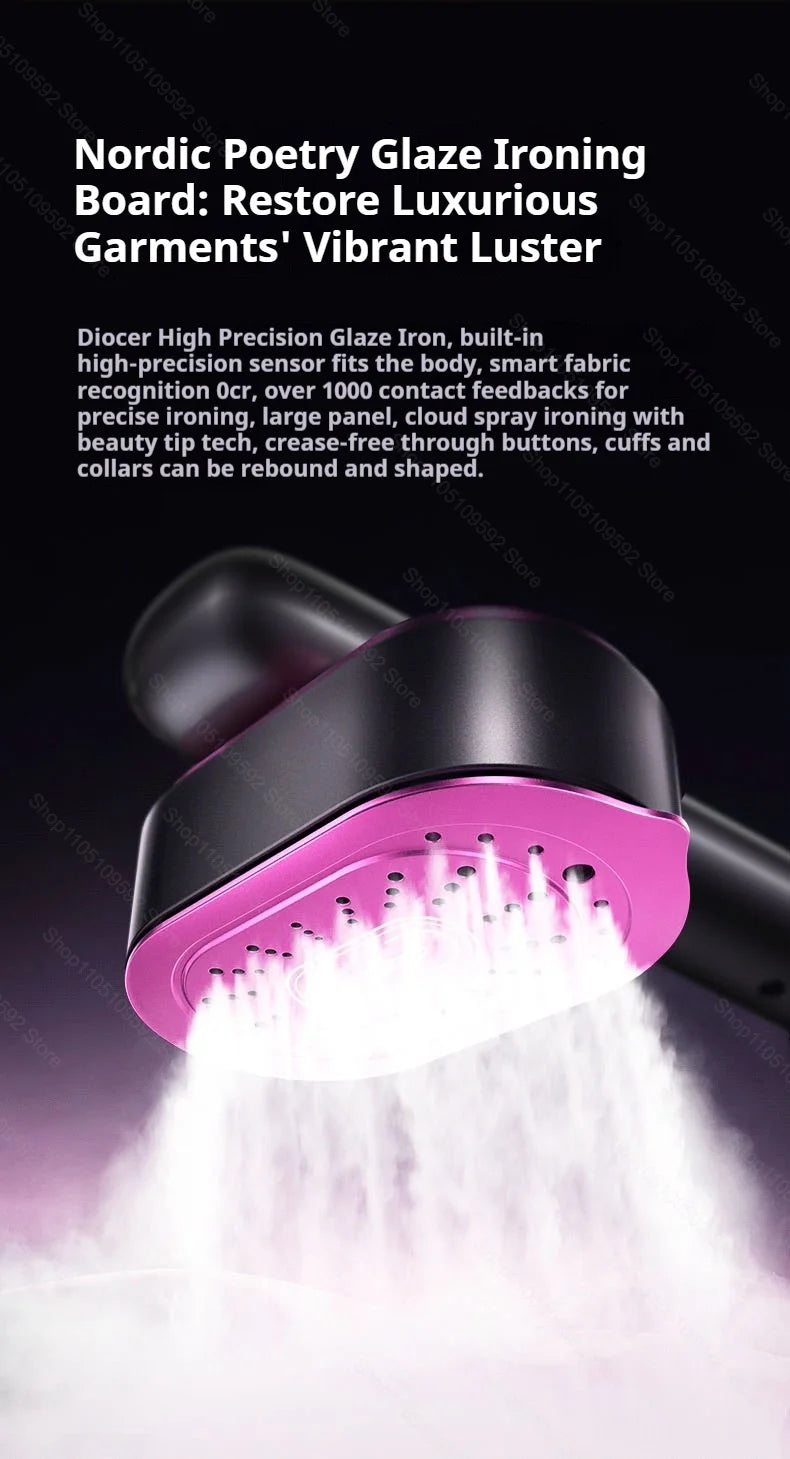 Portable Garment Steamer & Steam Iron — 1200W Fast Heat, 5-Speed, Anti-Dry Burn