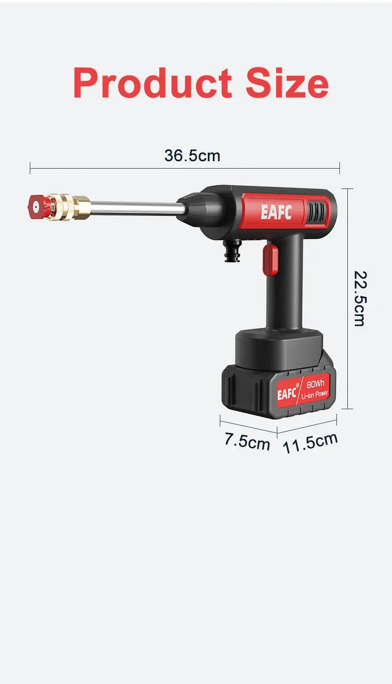 AquaJet 60Bar Elite — Cordless Pressure Washer