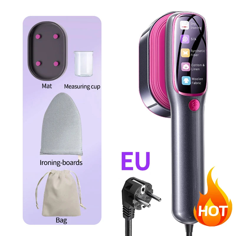Portable Garment Steamer & Steam Iron — 1200W Fast Heat, 5-Speed, Anti-Dry Burn