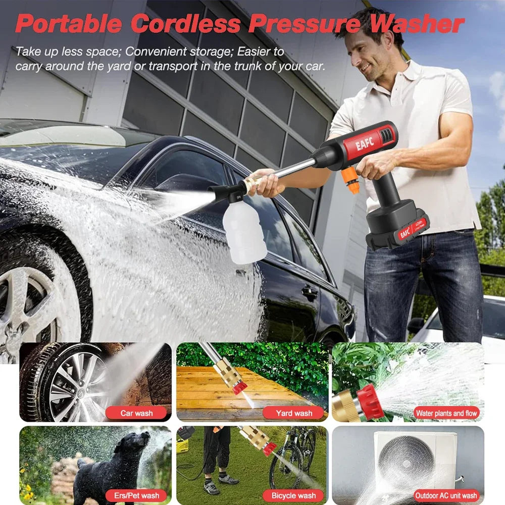 AquaJet 60Bar Elite — Cordless Pressure Washer