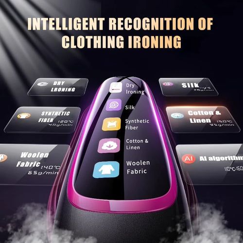 Portable Garment Steamer & Steam Iron — 1200W Fast Heat, 5-Speed, Anti-Dry Burn